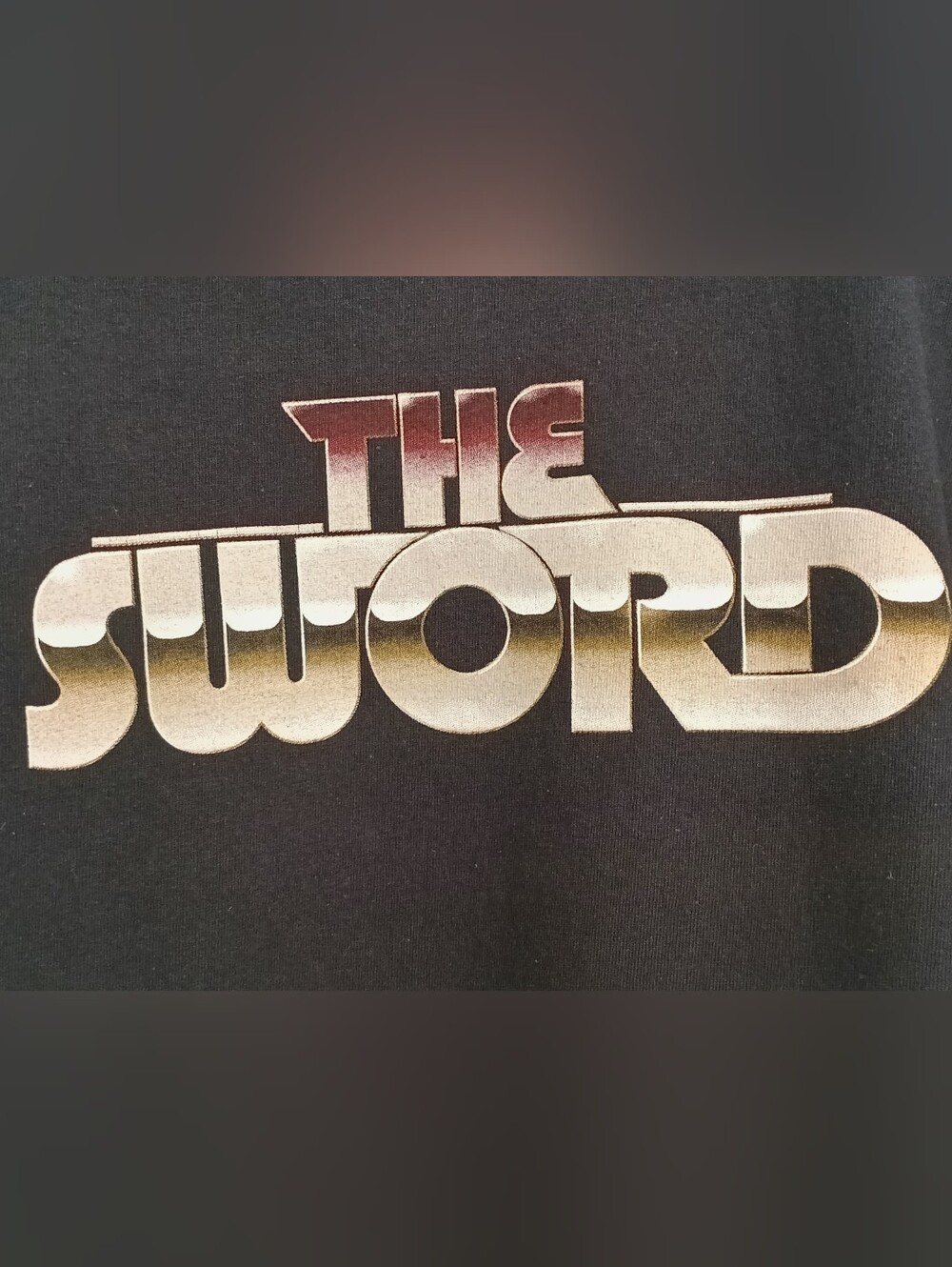 Vintage Y2K The Sword Metal Band Shirt Fruit of the Loom 20.5x26 - Picture 6 of 6